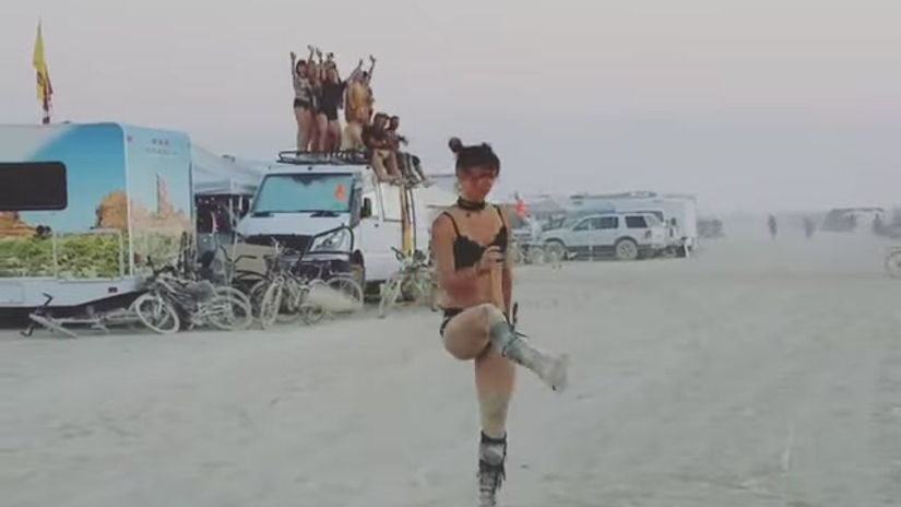 Everything is hotter at burning man